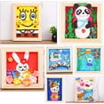 thumbnail image 6 of 4pc Wood Painting Canvas Panels Blank Drawing Boards for Oil & Acrylic Painting Square BurlyWood 19.8x19.8x2cm, 6 of 6