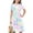 Multicolor, variant on Babcutegg Summer Kids Short Shirt Dresses for Little Girls Skirts Simplicity Tie Dyeing Dress Multicolor Size 4 Years