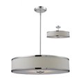 thumbnail image 1 of Z Lite 164-24 Cameo 3 Light Convertible Pendant - White-Chrome, 1 of 5