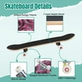 thumbnail image 4 of 31'' Complete Skateboard 7 Layer Canadian Maple Double Kick Deck Skateboards Fashionable camouflage Military fabric Skate Board for Beginner Adult Gifts, 4 of 5