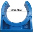 thumbnail image 2 of Pinzas de PVC en forma de U, 16 mm, para 50 tubos, color azul, 2 of 9