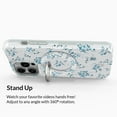 thumbnail image 4 of VELVET CAVIAR Compatible with MagSafe Phone Grip - Magnetic Ring Holder with Adjustable Stand (French Blue Floral), 4 of 5