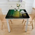 thumbnail image 3 of HAOXIT Tablecloth, Warm Art Print, Rectangular Table Cover for Dining Room 48''x48'', 3 of 7