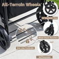 thumbnail image 5 of Stroller Wagon for 4 Kids, NEORIVER 4 Seater Wagon Stroller with Convertible Seats Footrests, Snack Tray, Storage Bag, Removable Canopy, Wagon Stroller 4 Seater with Double Push Handle, 5 of 8
