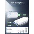 thumbnail image 5 of 2X Waterproof POE Repeater Extender IP66 10/100Mbps 500m Extension 48V Outdoor for POE Switch Camera, 5 of 5