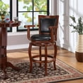 thumbnail image 2 of Boraam Jones Bar Height Swivel Bar Stool in Cherry, 2 of 9