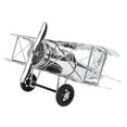 thumbnail image 2 of Adorno De Avión De Hierro Retro, Artesanía Exquisita Y Simulación Procesamiento De Galvanoplastia Plantilla Decorativa De Avión Vintage Para El HogarGold Large, 2 of 7