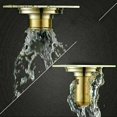 thumbnail image 4 of Drain De Douche en laiton Carré Carré ,Siphon De Sol Anti-odeur Pour Salle De Bain Large Calibre 10 x 10 cmDrain De Douche en laiton Carré Carré Siphon De Sol Anti-odeur Pour Salle De Bain Large Calibre (10 x 10 cm) Kuyhfg Bienvenido a Kuyhfg, 4 of 5