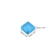 thumbnail image 2 of Uxcell Mosaic Tiles Glass Tiles 1 x 1cm for DIY Crafts, 100Pack(100g,Blue), 2 of 6