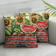 thumbnail image 3 of nygtbtfer Summer Pillow Set of 2Beige Gnone Watermelons Pillows Decorative Throw Pillows Summer Decorations Farmhouse Decor for Sofa Couch White, 3 of 7