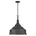 thumbnail image 3 of Golden Lighting Keating 3-light Pendant in Antique Black Iron, 3 of 6