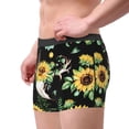 thumbnail image 4 of Naloa Sunflower Skull Boho Watercolor Background Print Mens Underwear - Boxers for Men, Classic Briefs for Men, 4 of 9