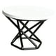thumbnail image 1 of Mesa Auxiliar Redonda para Casa de Muñecas Escala 1/12, con Tapa de Madera, 6,35 X 4,57 Cm (2,5 X 1,8 Pulgadas), Resistente Y Ligera, Ideal para Decor Negro, 1 of 7