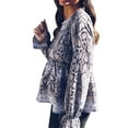 thumbnail image 4 of DYMADE Blouse à Manches Courtes Imprimé Animal pour Femmes, 4 of 6