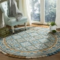 thumbnail image 2 of SAFAVIEH Blossom Keighley Geometric Area Rug, Ivory/Teal, 5' x 8', 2 of 9