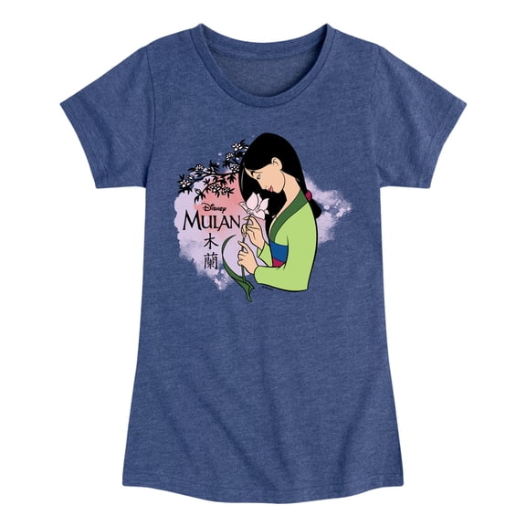 Disney Mulan - Flowers in Bloom - Toddler & Youth Girls Short Sleeve Graphic T-Shirt