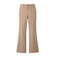 thumbnail image 3 of Grblisyd Girls Flare Leg Uniform Pants High Waist Dress Bell Bottoms Kids School Stretch Pants for Teen, 3 of 5