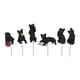 thumbnail image 4 of Mini estatuilla de gato de césped, 6 piezas de resina de césped, estatua de gato negro, juego de gato de jardín en miniatura, rendimiento de primer nivel, 4 of 9