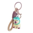 thumbnail image 5 of Almencla Cartoon Keychain Pendant Cute Capybara Keychain Purse Decoration Charms Accessory,Lovely Resin Keyring for Women Men Boy Girl Dinosaur head, 5 of 8