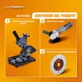 thumbnail image 2 of Kit Esmeriladora Angular + Soporte + Disco Corte Diamantado, 2 of 7