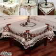 thumbnail image 4 of Bgsha Rural Vintage Embroidered Tablecloth Floral Lace Table Cloth Cover Wedding Decor, 4 of 5