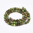 thumbnail image 2 of 5Strand Natural Imperial Jasper Beads Strands Dyed Tumbled Stone Nuggets Lime Green 5~10x6~8x4~6mm Hole: 1mm 60~65pcs/strand 15.7 inch, 2 of 3