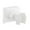 White, variant on Plastic Shower Head Holder, Clearance, Handheld Shower Wand Bracket Adhesive Shower Wall Mount Holder Brass Shower Spray Holder, Drill Free Glue Installation(C)