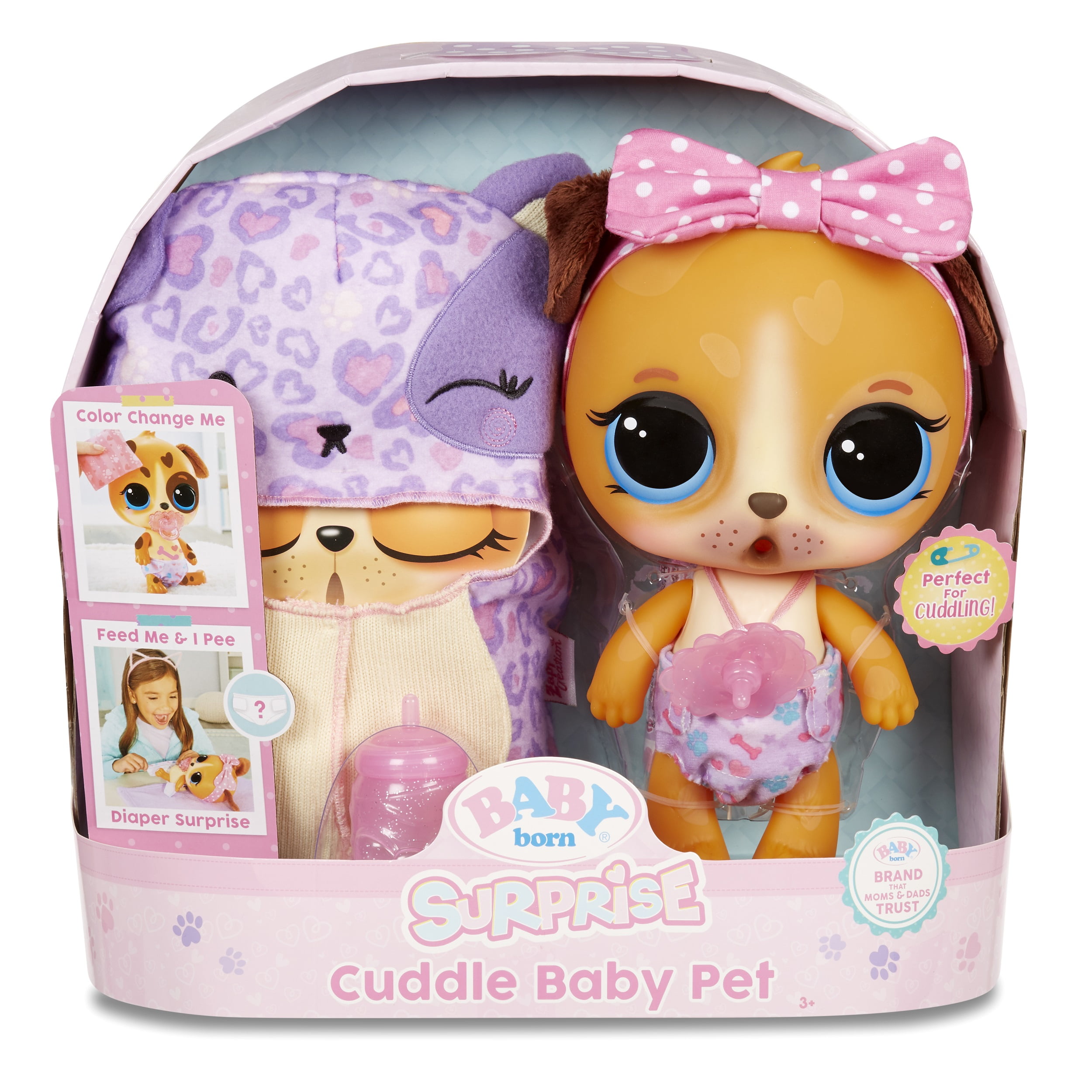 BABY born Surprise Cuddle Baby Pet 