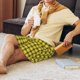 thumbnail image 5 of Fotbe Yellow Checkered Plaid Pantalones Cortos de Pijama para Hombre, Ropa de Dormir, Pantalones de Pijama Cortos para Hombre-Large, 5 of 6