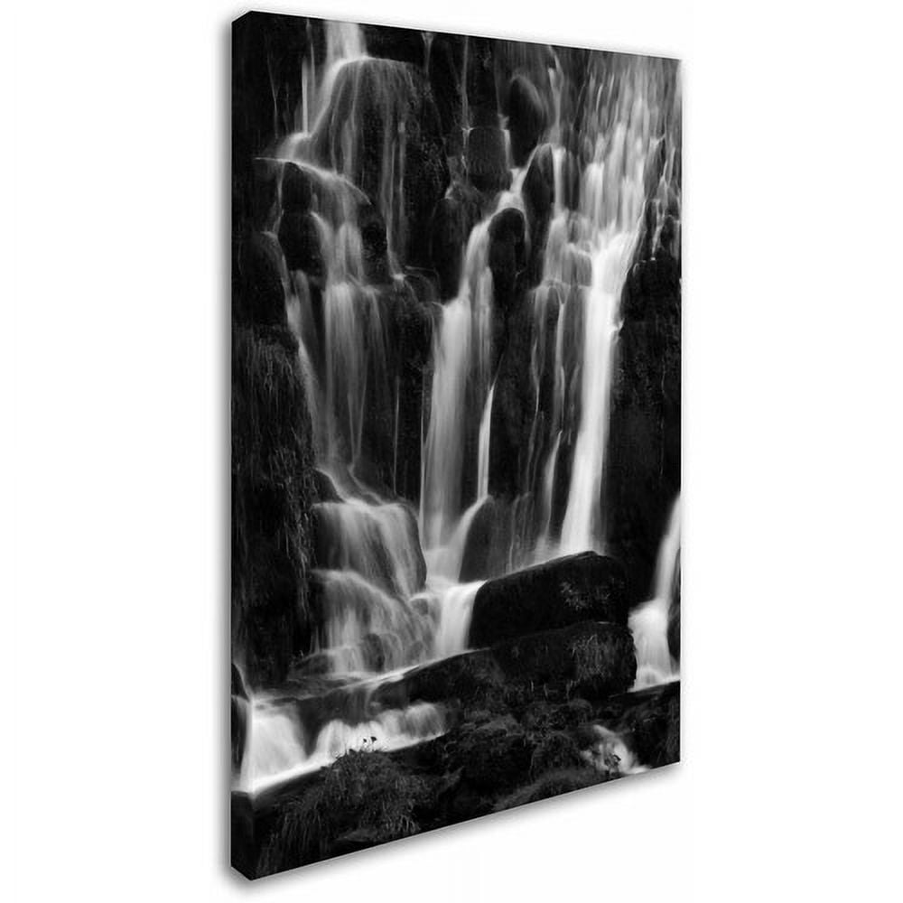 Trademark Fine Art "White Waterfall" Canvas Art by Philippe Sainte-Laudy