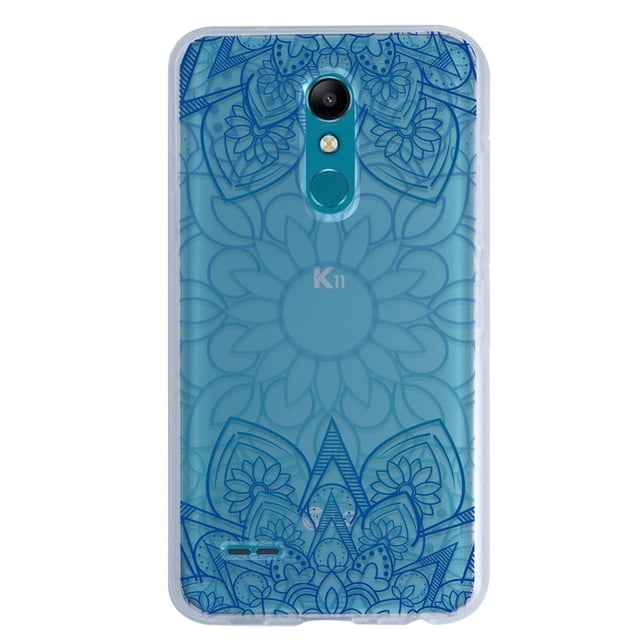 Funda InstaCase para LG K11 K10 2018 Antigolpes Case Mandalas Azul