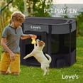 thumbnail image 2 of Jaula Pet Playpen Love's Cabin para cachorros y perritos, para interiores y exteriores, 2 of 7