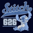 thumbnail image 2 of Mens Lilo & Stitch Navy Collegiate 626 T Shirt, 2 of 5