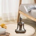 thumbnail image 4 of Escultura de Yoga Chica Hugo Decoración de Estilo bronce Figura de postura de yoga, 4 of 10