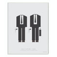 thumbnail image 1 of Stupell Industries Pulp Fiction Famous People Characters Fashion Design Wall Plaque by Fred Birchal, 1 of 3
