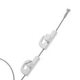 thumbnail image 3 of 1 Set Of Stainless Steel Wire Rope Picture Hanging System With Hooks For Gallery Stainless Steel Wire Rope Frame Hooks Picture Hanging Wire Photo Hooks, 3 of 8
