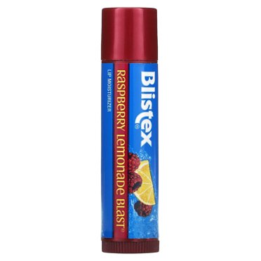 Blistex Lip Protectant – Raspberry Lemonade Blast Flavor, 0.15 Oz Tube (3-Pack)