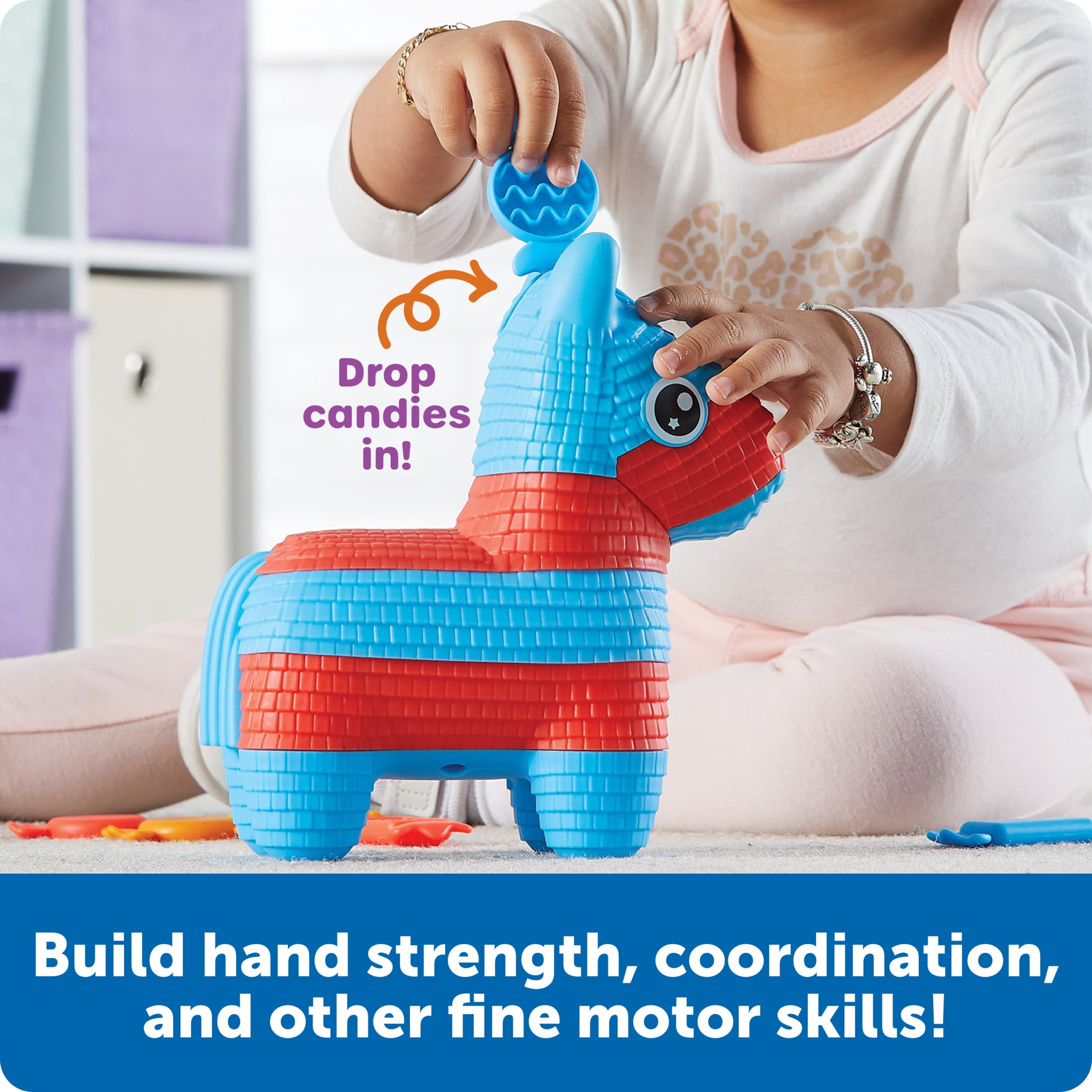 Learning Resources Pia the Fill & Spill Piñata  - Toddler Montessori, Ages 18 Months +