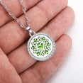 thumbnail image 6 of Bescita Silver Hollow Alloy Aromatherapy Essential Oil Diffuser Necklace Box Pendant, 6 of 6