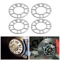 thumbnail image 4 of 4Pcs Aluminum Wheel Spacers Shims Plate Auto Wheel Spacers Stud for 4X100 4X114.3 5X100 5X108 5X114., 4 of 5