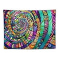thumbnail image 5 of Autua Psychedelic Art Tapestry Wall Hanging Unique Style Graphic Tapestries Home Wall Decor for Living Room Bedroom Apartment Farmhouse Dorm 40x30inch, 5 of 6