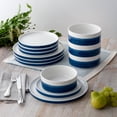 thumbnail image 2 of Noritake ColorStax Stripe Blue 12-Piece Dinnerware Set, Service for 4, 2 of 7