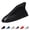 Black, variant on Universal Car Roof Shark Fin Antenna Cover, FM Compatible Decor Aerial Self-Adhesive Base for Car SUV Truck Van