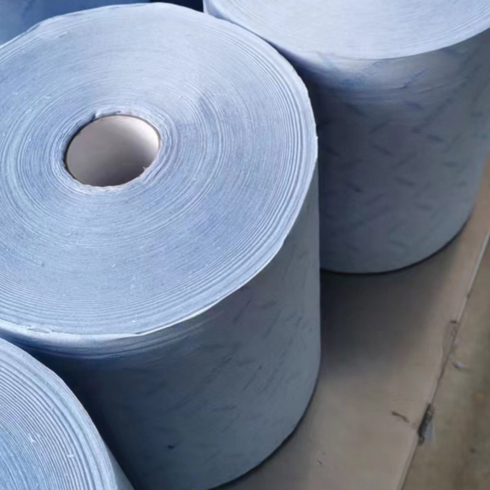 CSStudio Household Roll Paper Towel, Blue, 1 Roll