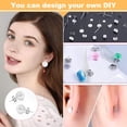 thumbnail image 3 of Kit para hacer aretes, kit de suministros para aretes que incluye ganchos para aretes, anillos para saltar, postes para aretes y herramientas para hacer aretes, 3 of 5
