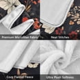 thumbnail image 3 of Yayeee Throw Blanket for Couch Soft Warm 60" x 80" Sofa Chair Bed Decoration, Black Floral Pattern, 3 of 7