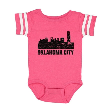 

Inktastic Oklahoma City Skyline Grunge Gift Baby Boy or Baby Girl Bodysuit