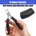 thumbnail image 5 of Vocoste Toenail Clippers for Thick Nails Nail Clippers for Men and Women Nail Clippers Kit Pack of 9pcs Black, 5 of 6