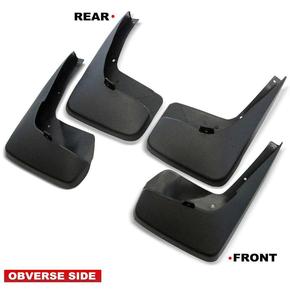 Geelife 4x Splash Guards Mud Flap Front Rear for Chrysler Dodge Town & Country 2011-2017