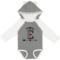thumbnail image 3 of Inktastic Letter E Monogram Tribal Arrow Girls Long Sleeve Baby Bodysuit, 3 of 5